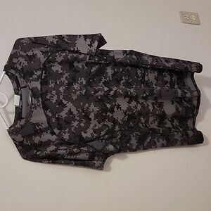 Large Nike pro camo t-shirt moisture wicking New